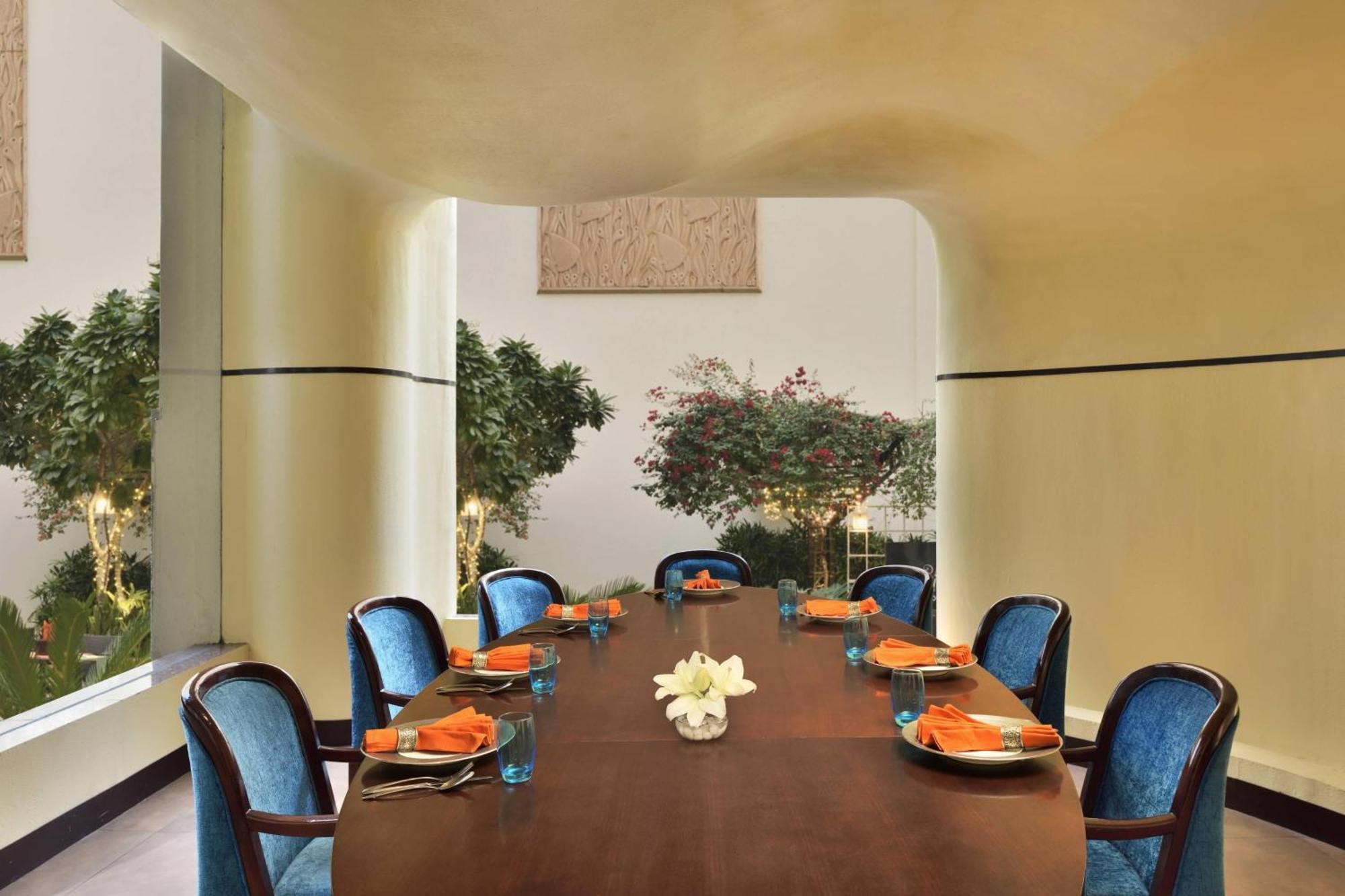 Jaipur Marriott Hotel Exteriér fotografie The restaurant